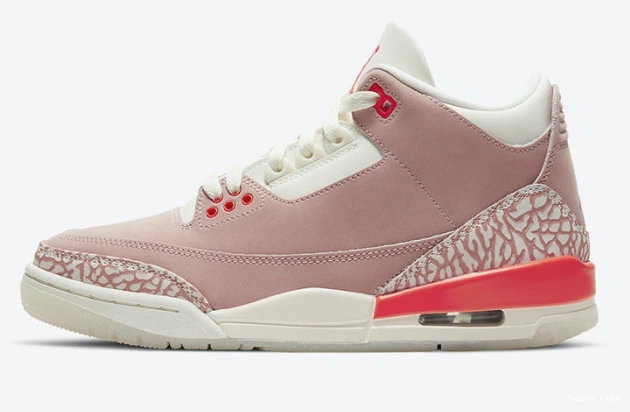 Cheap Husky CK9246-600 (W) Retro 3 Pink Jordan Rust 0709